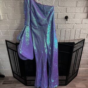 Shimmering Purple Kids Dress